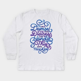 Damsel in Distress Kids Long Sleeve T-Shirt